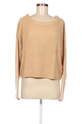 Γυναικείο πουλόβερ Missguided, Μέγεθος L, Χρώμα  Μπέζ, Τιμή 9,48 €