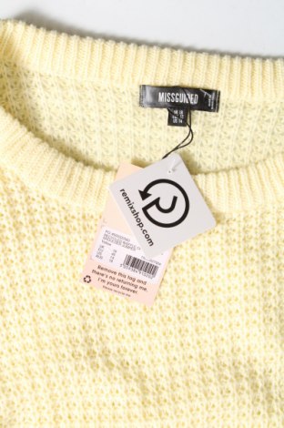 Γυναικείο πουλόβερ Missguided, Μέγεθος XL, Χρώμα Κίτρινο, Τιμή 10,91 €
