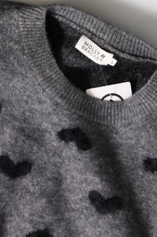 Дамски пуловер Molly Bracken, Размер L, Цвят Сив, Цена 16,40 лв.