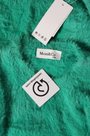 Damenpullover Moni&Co, Größe L, Farbe Grün, Preis 28,54 €