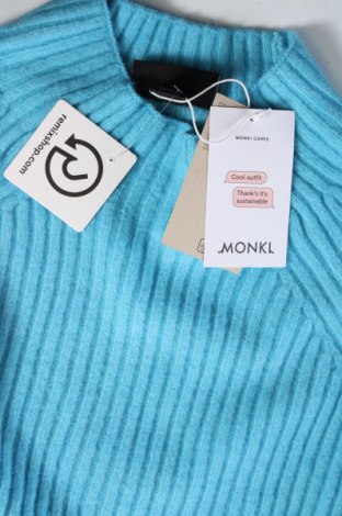 Γυναικείο πουλόβερ Monki, Μέγεθος L, Χρώμα Μπλέ, Τιμή 10,97 €