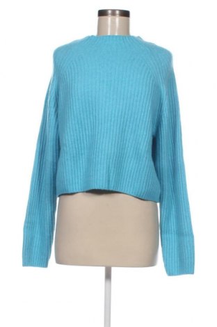 Дамски пуловер Monki, Размер L, Цвят Син, Цена 23,52 лв.