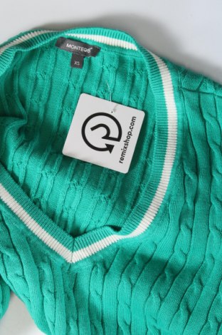 Damenpullover Montego, Größe XS, Farbe Grün, Preis 6,68 €