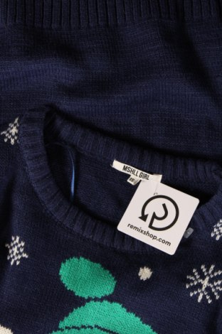 Дамски пуловер Mshll Girl, Размер XS, Цвят Син, Цена 9,57 лв.