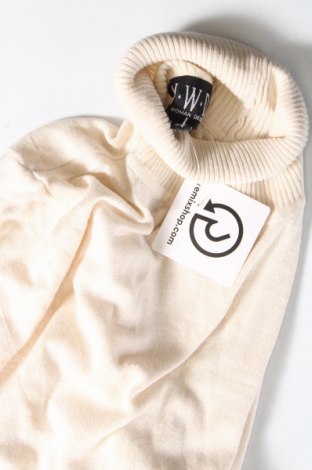 Γυναικείο πουλόβερ N.W.D New Woman Design, Μέγεθος S, Χρώμα Εκρού, Τιμή 4,49 €
