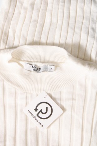 Дамски пуловер NA-KD, Размер M, Цвят Бял, Цена 13,53 лв.