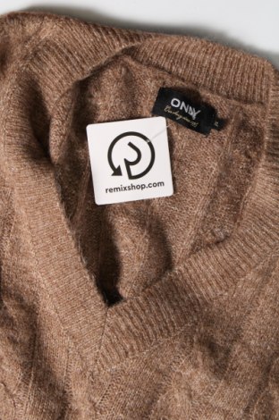 Дамски пуловер ONLY, Размер XL, Цвят Кафяв, Цена 9,18 лв.
