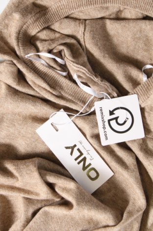 Γυναικείο πουλόβερ ONLY, Μέγεθος L, Χρώμα  Μπέζ, Τιμή 15,34 €