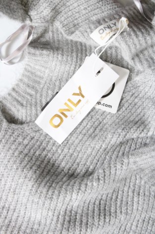 Дамски пуловер ONLY, Размер L, Цвят Сив, Цена 24,80 лв.