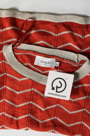 Дамски пуловер ONLY, Размер XS, Цвят Червен, Цена 10,80 лв.
