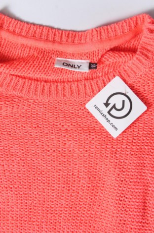 Дамски пуловер ONLY, Размер XS, Цвят Оранжев, Цена 8,91 лв.