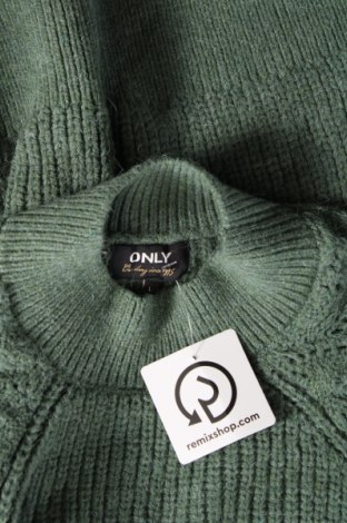Дамски пуловер ONLY, Размер L, Цвят Зелен, Цена 21,20 лв.