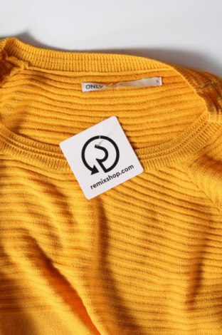Дамски пуловер ONLY, Размер S, Цвят Жълт, Цена 11,07 лв.