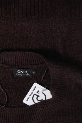 Дамски пуловер ONLY, Размер 3XL, Цвят Кафяв, Цена 31,00 лв.