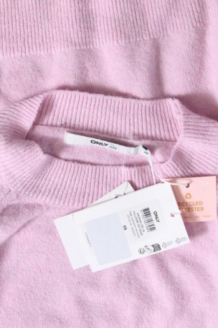 Γυναικείο πουλόβερ ONLY, Μέγεθος XS, Χρώμα Ρόζ , Τιμή 9,27 €