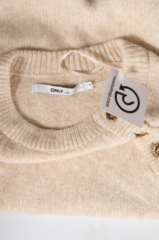 Γυναικείο πουλόβερ ONLY, Μέγεθος S, Χρώμα Εκρού, Τιμή 12,78 €
