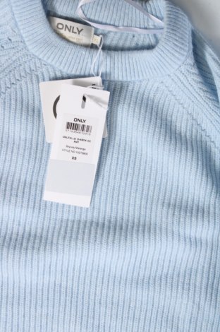 Дамски пуловер ONLY, Размер XS, Цвят Син, Цена 24,80 лв.