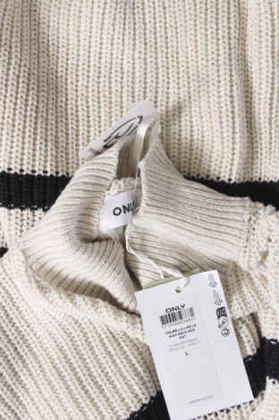 Γυναικείο πουλόβερ ONLY, Μέγεθος L, Χρώμα Εκρού, Τιμή 12,78 €