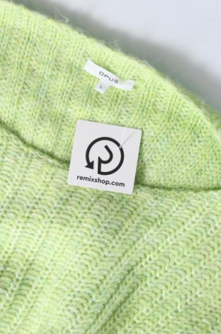 Дамски пуловер Opus, Размер L, Цвят Зелен, Цена 21,70 лв.