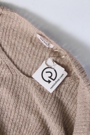 Γυναικείο πουλόβερ Orsay, Μέγεθος L, Χρώμα  Μπέζ, Τιμή 5,38 €