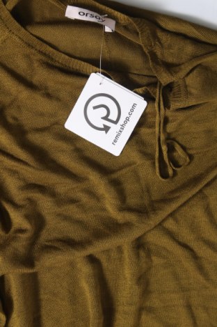 Дамски пуловер Orsay, Размер L, Цвят Зелен, Цена 4,35 лв.