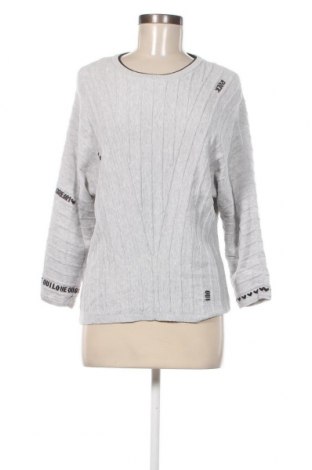 Γυναικείο πουλόβερ Oui, Μέγεθος M, Χρώμα Γκρί, Τιμή 19,56 €
