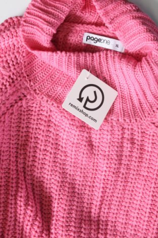 Дамски пуловер Page One, Размер XL, Цвят Розов, Цена 8,70 лв.