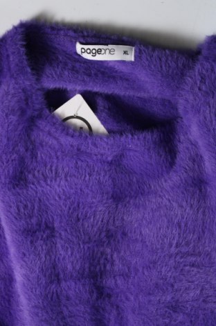 Γυναικείο πουλόβερ Page One, Μέγεθος XL, Χρώμα Βιολετί, Τιμή 3,77 €