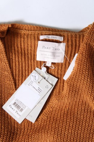 Дамски пуловер Part Two, Размер L, Цвят Кафяв, Цена 49,00 лв.