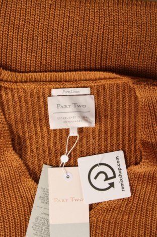 Дамски пуловер Part Two, Размер L, Цвят Кафяв, Цена 64,40 лв.