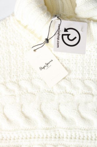 Γυναικείο πουλόβερ Pepe Jeans, Μέγεθος M, Χρώμα Λευκό, Τιμή 36,08 €