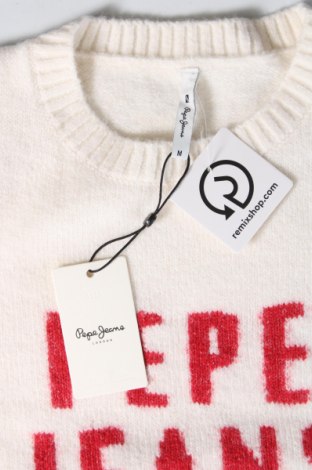 Γυναικείο πουλόβερ Pepe Jeans, Μέγεθος M, Χρώμα Εκρού, Τιμή 23,81 €