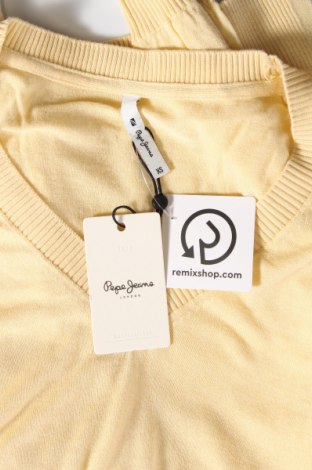 Дамски пуловер Pepe Jeans, Размер XS, Цвят Жълт, Цена 71,40 лв.