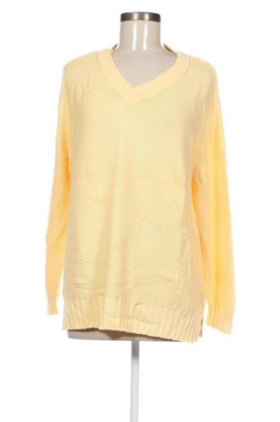 Γυναικείο πουλόβερ Peter Hahn, Μέγεθος L, Χρώμα Κίτρινο, Τιμή 11,51 €