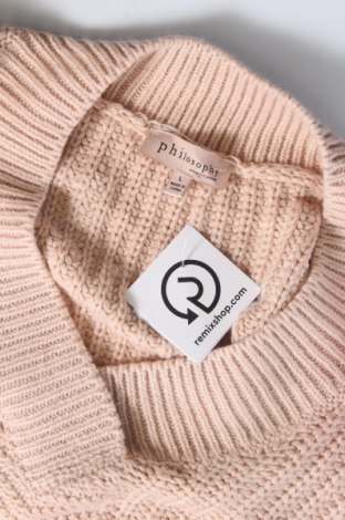 Дамски пуловер Philosophy, Размер L, Цвят Бежов, Цена 10,66 лв.