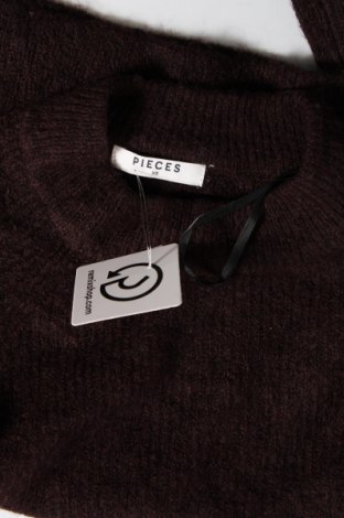 Γυναικείο πουλόβερ Pieces, Μέγεθος XS, Χρώμα Καφέ, Τιμή 5,68 €
