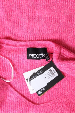 Damski sweter Pieces, Rozmiar M, Kolor Różowy, Cena 47,93 zł