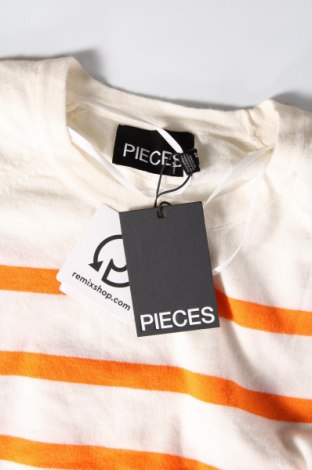 Γυναικείο πουλόβερ Pieces, Μέγεθος M, Χρώμα Λευκό, Τιμή 10,55 €