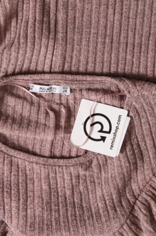 Дамски пуловер Pull&Bear, Размер M, Цвят Пепел от рози, Цена 11,60 лв.