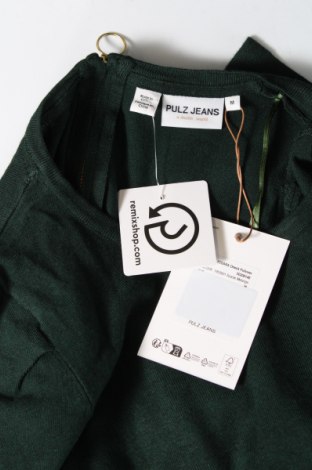 Дамски пуловер Pulz Jeans, Размер M, Цвят Зелен, Цена 30,69 лв.