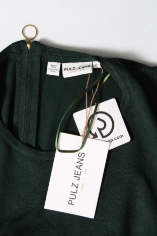 Дамски пуловер Pulz Jeans, Размер XL, Цвят Зелен, Цена 37,20 лв.
