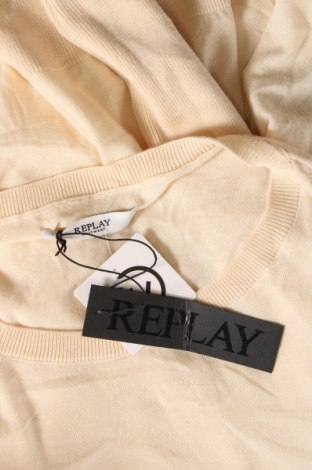 Дамски пуловер Replay, Размер L, Цвят Бежов, Цена 97,92 лв.