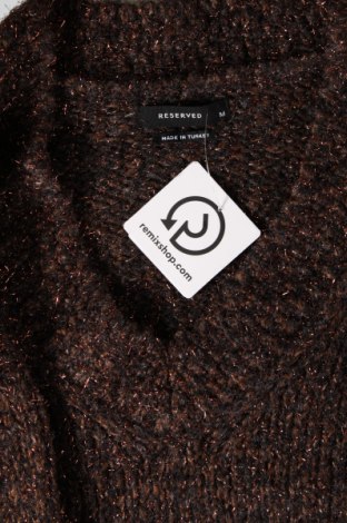 Дамски пуловер Reserved, Размер M, Цвят Кафяв, Цена 12,18 лв.