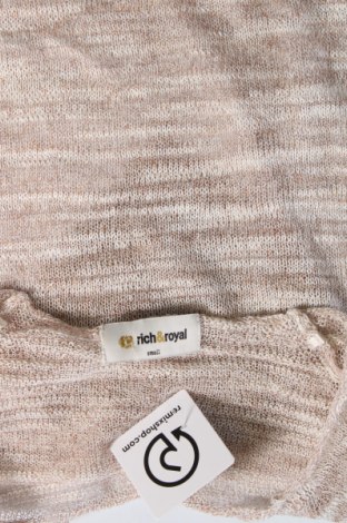 Дамски пуловер Rich & Royal, Размер S, Цвят Бежов, Цена 18,60 лв.