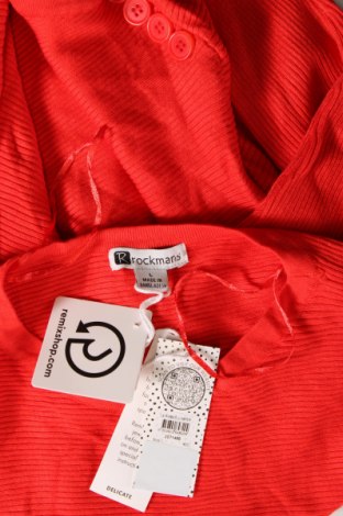 Дамски пуловер Rockmans, Размер L, Цвят Червен, Цена 37,20 лв.