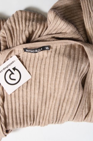 Дамски пуловер Rut & Circle, Размер XS, Цвят Бежов, Цена 20,09 лв.
