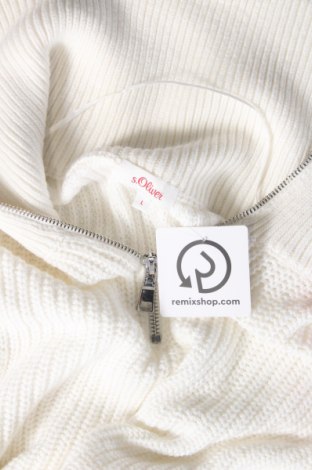 Дамски пуловер S.Oliver, Размер L, Цвят Екрю, Цена 16,40 лв.