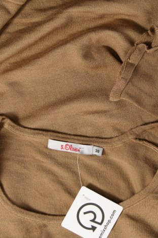 Дамски пуловер S.Oliver, Размер M, Цвят Бежов, Цена 16,40 лв.