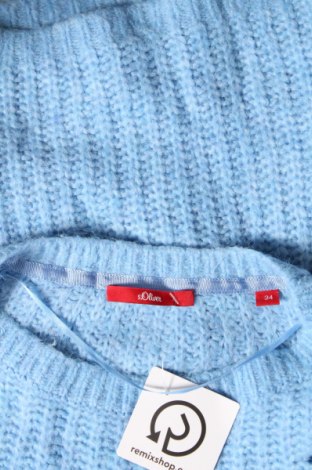 Γυναικείο πουλόβερ S.Oliver, Μέγεθος XS, Χρώμα Μπλέ, Τιμή 10,14 €
