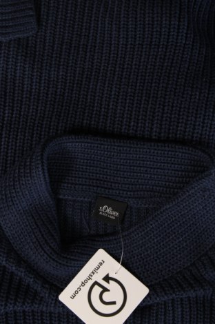 Дамски пуловер S.Oliver Black Label, Размер M, Цвят Син, Цена 16,12 лв.